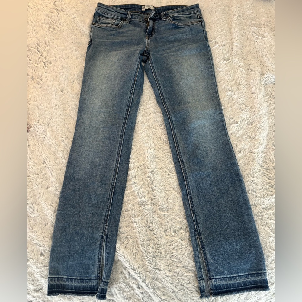 Free People Skinny Jeans with Ankle Split